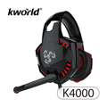 廣寰 kworld 玩家級電競耳麥K4000-BR-黑紅