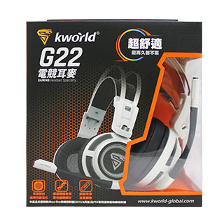 【Kworld 廣寰】頭戴式電競耳麥KW-G22