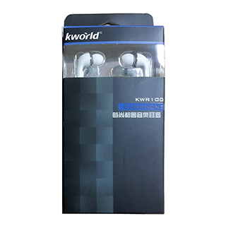 (福利品)【Kworld 廣寰】入耳式耳機 KWR100(白色)