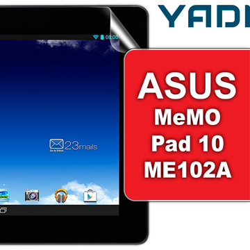 ASUS MeMO Pad 10 ME102A - YADI 水之鏡AG保護貼