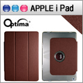 Optima iPad Air Smart 360 亞麻紋保護套 - 深褐色
