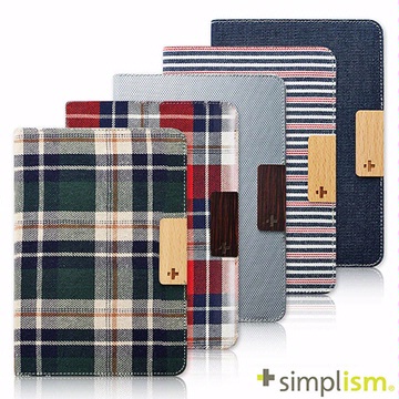 Simplism iPad mini Retina 布面側開掀蓋保護套