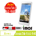 iMOS 宏碁 Acer Iconia Tab 8 A1-840 3SAS 防潑水 防指紋 疏油疏水 螢幕保護貼