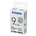 CASIO 標籤機專用特殊色帶-9mm【熱縮套管專用】白底黑字XR-9HSWE(2.5公尺)
