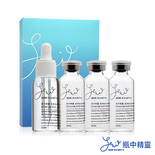 Genie瓶中精靈 超激能玻尿酸保濕精華液30mlx4