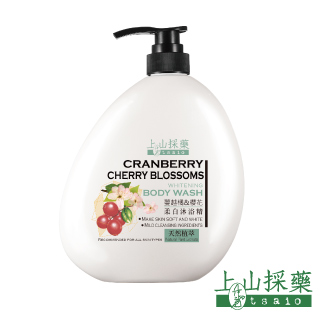 tsaio 上山採藥-柔白沐浴精(蔓越橘櫻花) 850ml