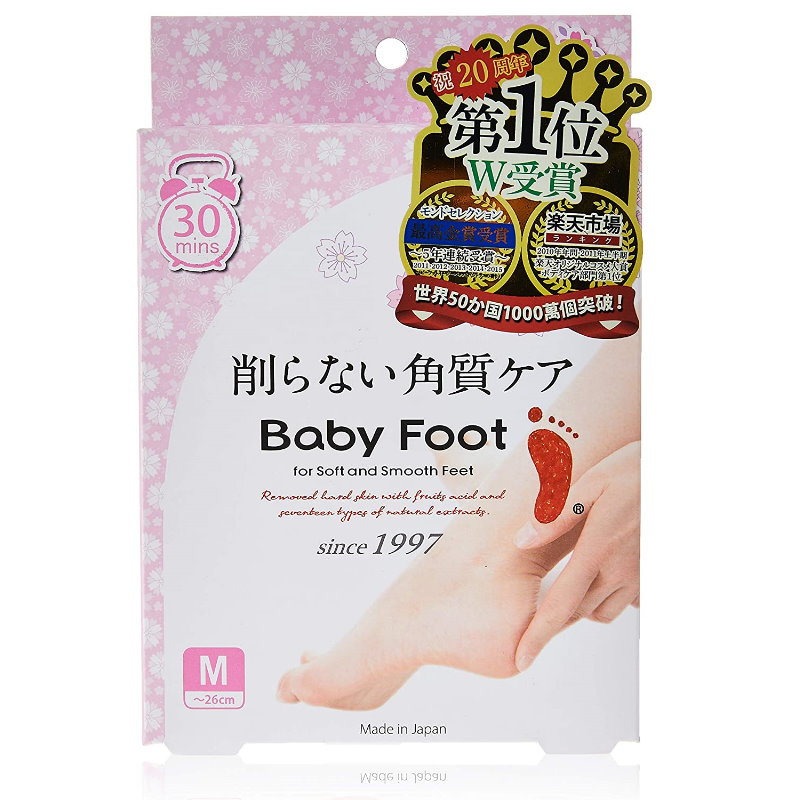 【Baby Foot】寶貝腳3D立體足膜 30分鐘快速版(櫻花香M)
