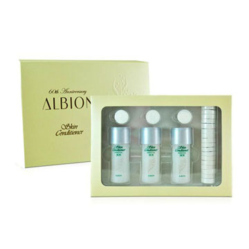 《Albion 艾倫比亞》健康化妝水精選組 (27ml*3+壓縮面膜)