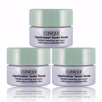 CLINIQUE倩碧 深層活化奇激光修護眼霜 3ml x 3入