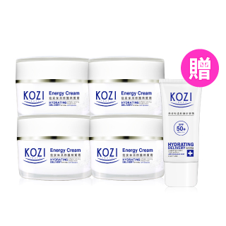 KOZI蔻姿 保濕修護精質霜50ml x4入組