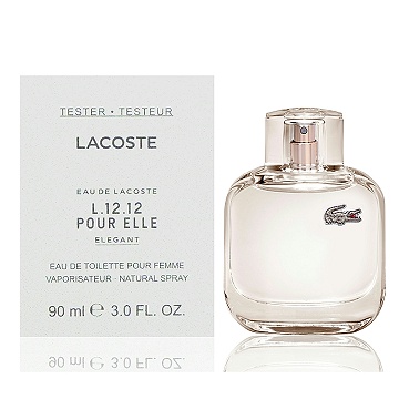 Lacoste L.12.12 Pour Elle Elegant 優雅迷人淡香水 90ml Tester 包裝