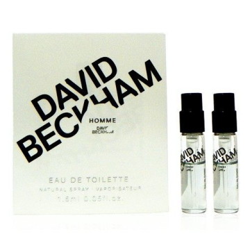 David Beckham Homme 傳奇再現男性淡香水 1.5ml x 2