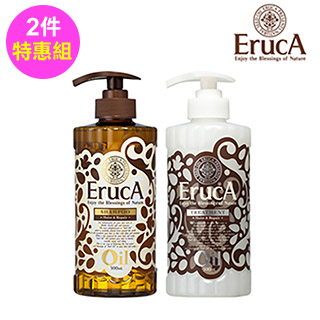 【超值組合】ERUCA艾露卡精油燙染修復洗髮乳+潤髮乳