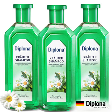 德國Diplona專業沙龍七大草本植萃洗髮精500ml超值三入組