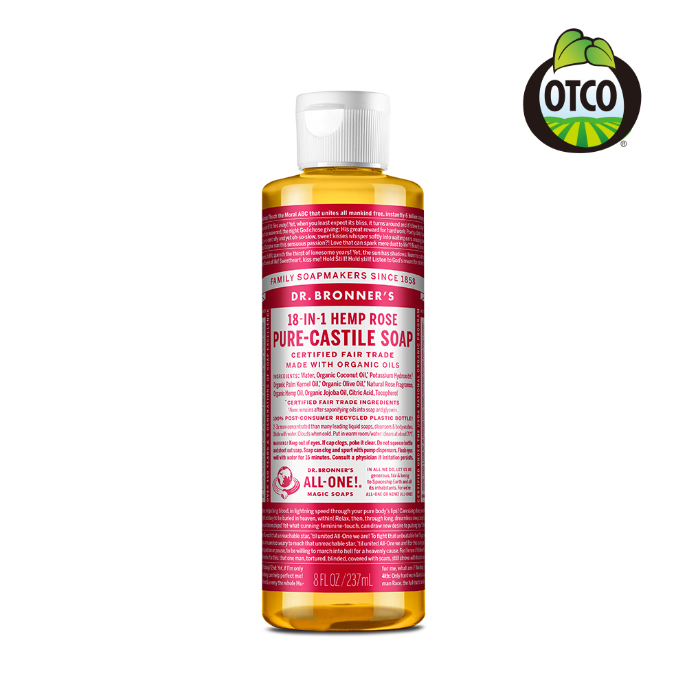 Dr.Bronner’s 布朗博士玫瑰潔膚露 237ml/8oz