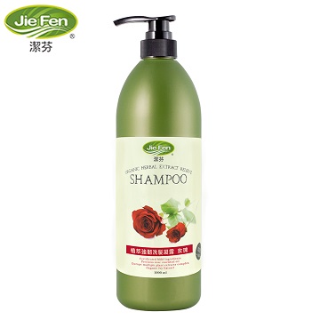 【Jie Fen潔芬】植萃強韌洗髮凝露-1000ml(玫瑰/保濕型)