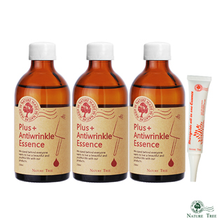 Nature Tree 抗皺舒緩3件組(抗皺精華液250mlx3+贈金盞花霜30mlx1)