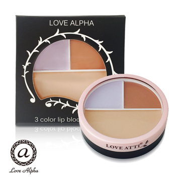 【 LOVE ALPHA 】綜合三色提亮修飾遮瑕膏 12g/盒