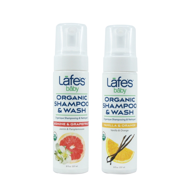 Lafe’s organic 純自然嬰兒洗髮沐浴露+乳液