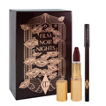 【Charlotte Tilbury】影中之夜2件組-啞光革命霧面口紅#Opium Noir 3.5g+#Bedroom Black 眼線筆1.2g)