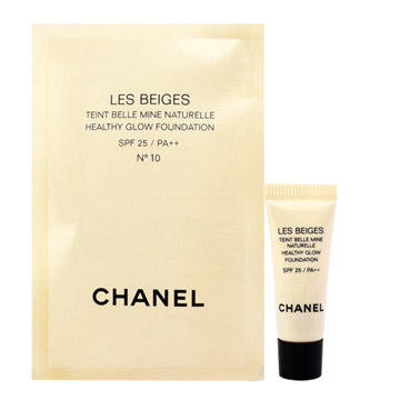 CHANEL香奈兒 時尚裸光水慕絲粉底#N10 2.5ml