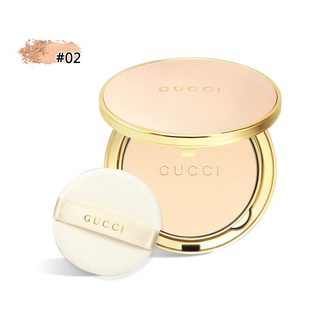《GUCCI》柔焦凝光粉餅#02 10g