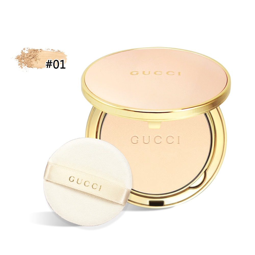 《GUCCI》柔焦凝光粉餅#01 10g