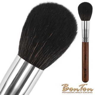BonTon 原木系列 圓形腮紅刷RTJ03 特級尖峰羊毛