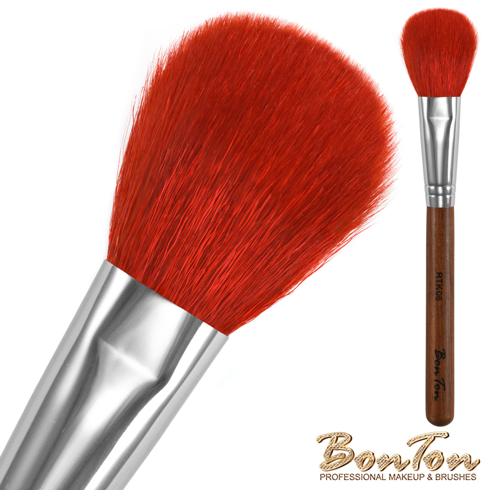 BonTon 原木系列 扁腮紅刷 RTK06 特級尖鋒羊毛