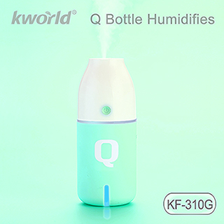 Kworld 廣寰 噴霧加濕器 KF-310G 綠(牛奶瓶造型)