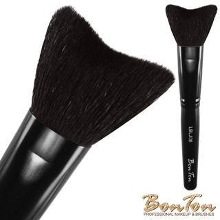 BonTon 墨黑系列 M形腮紅刷、修容刷LBLJ08 特級尖鋒羊毛