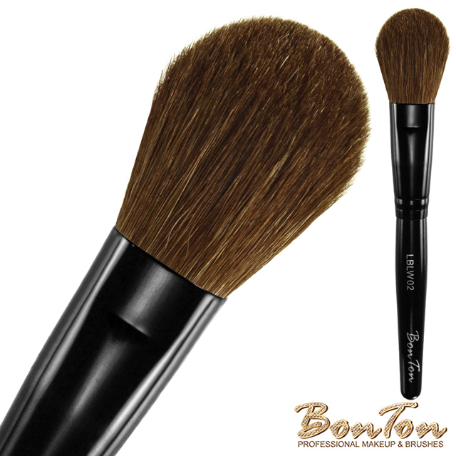 BonTon 墨黑系列 扁腮紅刷 LBLW02 高級小馬毛