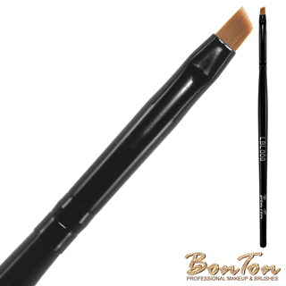 BonTon 墨黑系列 斜角眼線刷(XS) LBL009 貂色纖維毛