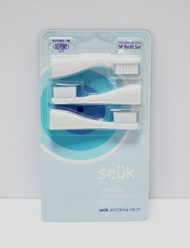 Seuk牙刷刷頭3入組