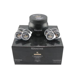 KERASTASE 卡詩 黑鑽逆時調理組(髮膜500ml+精華膠囊8ml*15)