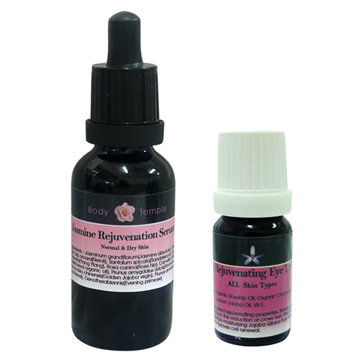 Body Temple茉莉精油回春修護精華液30ml贈玫瑰亮采眼部精華液10ml