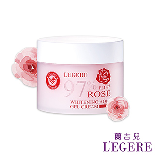 【LEGERE 蘭吉兒】97玫瑰植萃淨白水凝霜(200g/瓶)