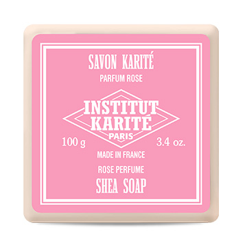 Institut Karite Paris 巴黎乳油木玫瑰皇后花園香氛手工皂 100g