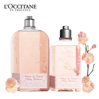 【L’OCCITANE 歐舒丹】櫻花沐浴組-櫻花沐浴膠(★PC獨家★)
