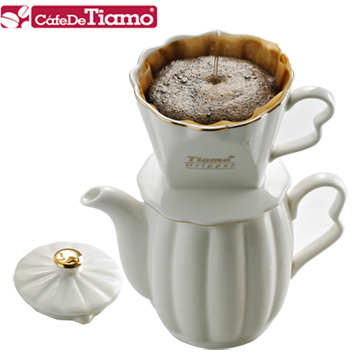 Tiamo 皇家陶瓷咖啡壺禮合組 500cc 1-4杯份(AK91074)