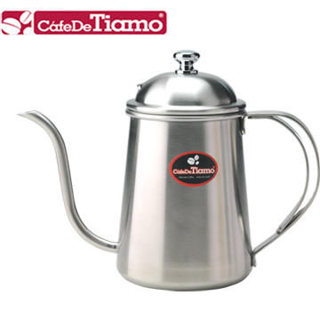 Tiamo 0.7L滴漏式細口咖啡壺 砂光款(HA1554-1)