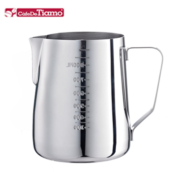 Tiamo 專業內外刻度不鏽鋼拉花杯950cc(HC7076)