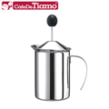 Tiamo 不鏽鋼雙層彈簧奶泡杯200cc(HA2233)