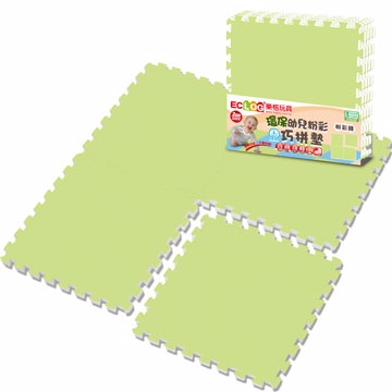 LOG樂格 粉彩環保巧拼墊-田園綠