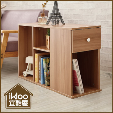 【ikloo】簡約優雅收納櫃/玄關櫃/床邊櫃