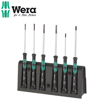 【德國 Wera】精密電子起子6支組(附固定座)-2035-6B