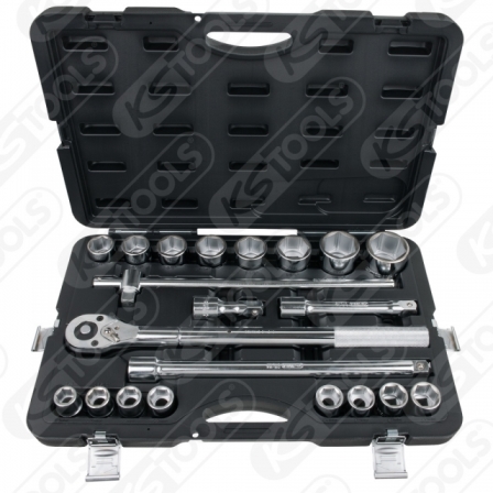 德國KS TOOLS 3/4 套筒組21件 911.0721