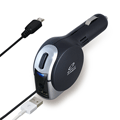 日本SEIWA 收縮線充電器+4.8A USB- D457