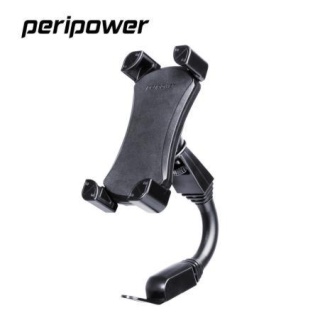 Peripower 後照鏡式鋁管機車手機架