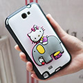 日本HELLO KITTY 黏貼式萬用支架_大象